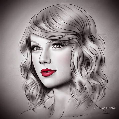 Taylor Swift By By Inna On Deviantart Taylor Swift Drawing Taylor