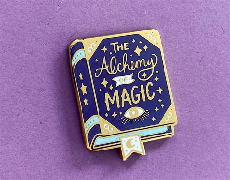 The Alchemy of Magic Spell Book Hard Enamel Pin | Etsy | Magic spell book, Enamel pins, Spell book