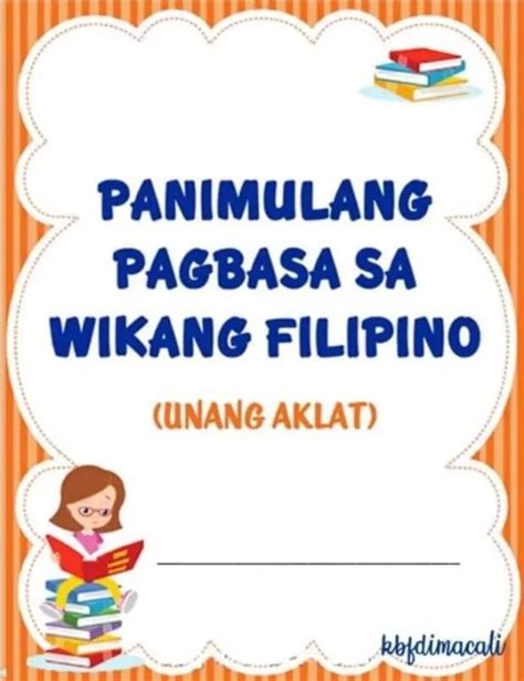 Panimulang Pagbasa Sa Wikang Filipino 35 Pages Free Bookbind Lazada Ph