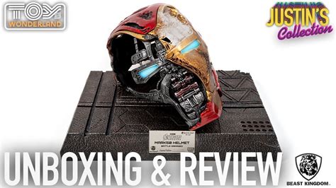 Avengers Endgame Iron Man Mk50 Helmet Beast Kingdom Review Life Size