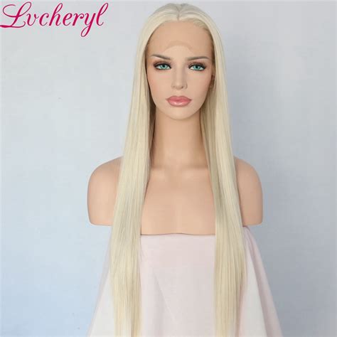 Buy Lvcheryl Hand Tied Blonde Long Straight High