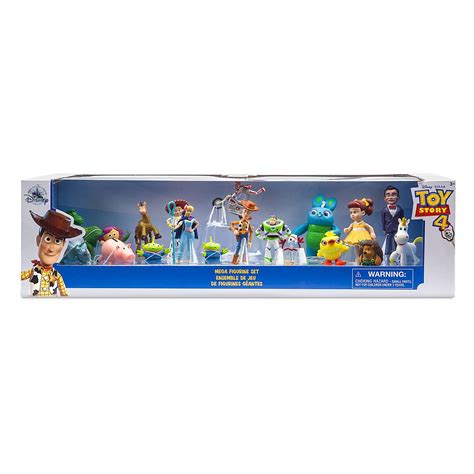 Disney Store Toy Story 4 Mega Figurine Set Cake Topper 19 Pieces New W