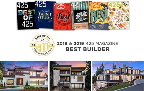 Bdr Homes Is Honored To Be Voted As 425 Magazines Best Builder Again