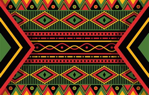 Seamless Pattern Pan African Color Background 6256346 Vector Art At
