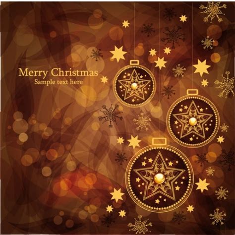 Christmas Gorgeous Brown Background 02 Vector Vectors Graphic Art