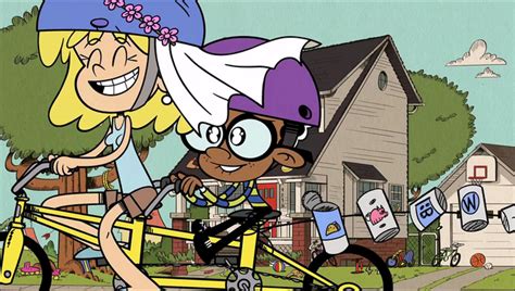 Image S1e11a Lori And Clyde On Bikepng The Loud House Encyclopedia
