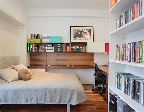 #2 choose a small bed. 25 Versatile Home Offices That Double as Gorgeous Guest Rooms