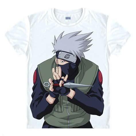 Buy Naruto Hokage T Shirt Kakashi Hatake Shirt Mens Clearance T Shirt Anime