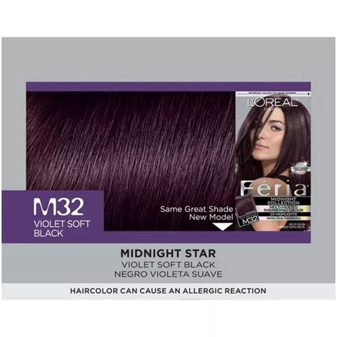 Féria hair color in violet soft black. L'Oreal Paris Feria Multi-Faceted Shimmering Color - M32 ...