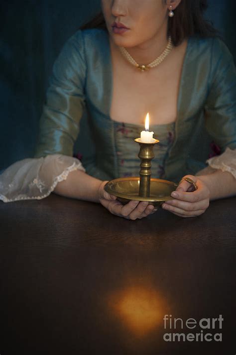 Th Century Woman With Candle Photograph By Lee Avison Pixels