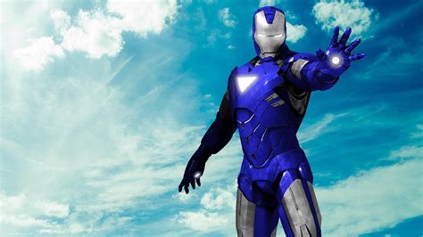 Blue Iron Man Wallpapers Top Free Blue Iron Man Backgrounds