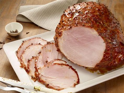Baked Ham With Brown Sugar Mustard Glaze Recipe Food Network