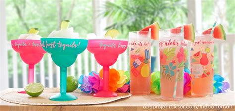 Hand Lettered Dollar Store Margarita Glasses Free Svgs One Project Closer Dollar Store