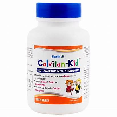 Calcium D3 Vitamin Tablets Kid Healthvit Cal