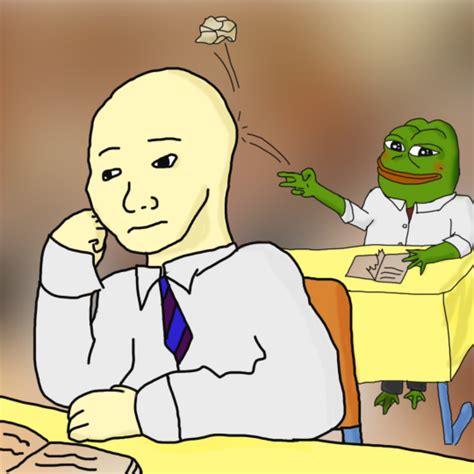 Pepe Throws Paper Ball At Feel Smug Frog Know Your Meme