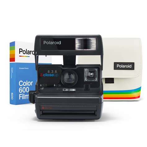 600 Onestep Close Up Instant Camera With Camera Bag And Film Polaroid Eu