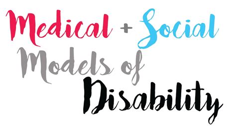 Medical And Social Models Of Disability The One With The Medical Model
