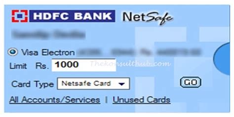 A virtual credit card is a prepaid credit card with no credit limit, meaning that there is no as the name suggests, virtual credit cards are virtual in nature and are not issued physically. How To Create Unlimited Netsafe VCC's With HDFC Bank | Thekonsulthub.com
