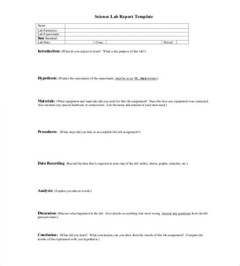 Science Lab Report Example Grade 8 Vipdownloadimage