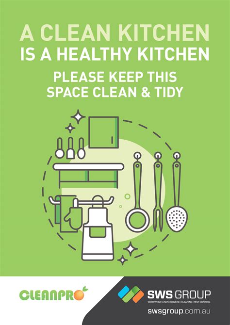 Keep Kitchen Clean Poster