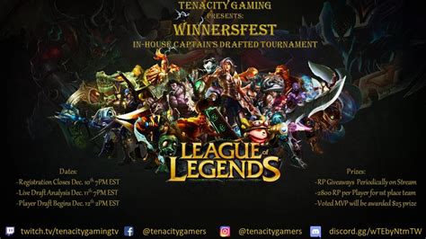 Tenacity Gamings First League Of Legends Tournament The Winnersfest