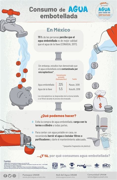 Consumo De Agua Embotellada Infografía Mx
