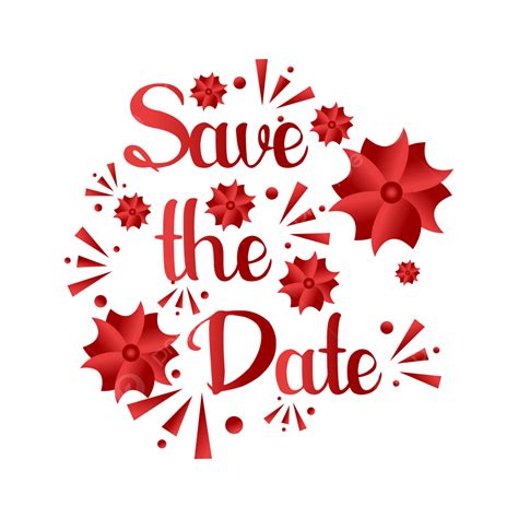 Save The Date Vector Hd Png Images Free Save The Date In Transparent