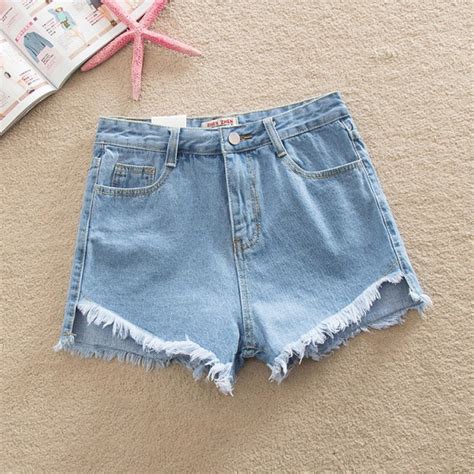 Typically made from denim jeans is quite popular among. New Summer High Waist Shorts For Women Jeans Casual Girl ...