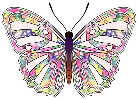 Artbyjean Paper Crafts Butterflies Clip Art To Cut And Paste On