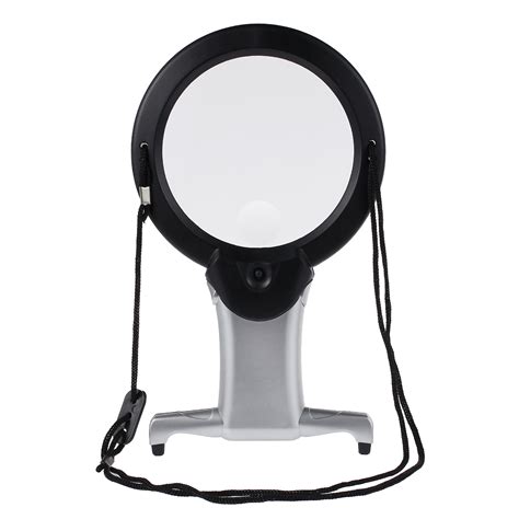 Giant Large Hands Free Magnifying Glass With Light Led Magnifier For Reading Us Ebay