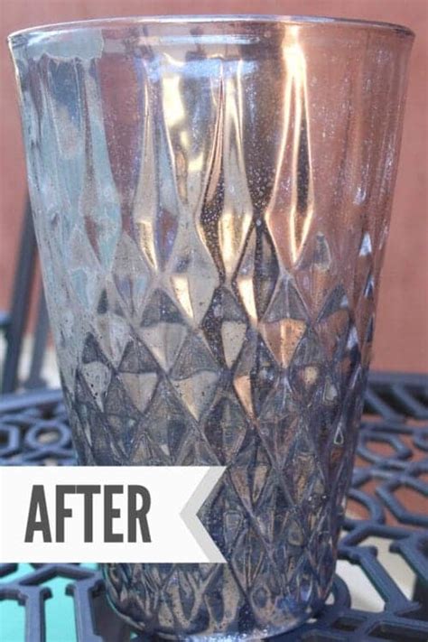 How To Diy Mercury Glass With Spray Paint The Crafty Blog Stalker