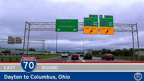 Interstate 70 Dayton To Columbus Ohio Interstate 411