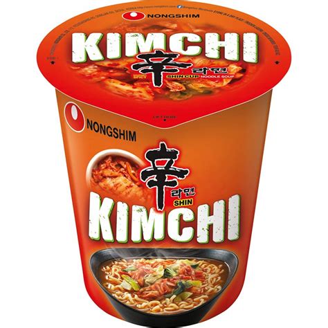 Nongshim Kimchi Cup Noodles 75g Kimchi Ramyun Korean Cup Noodles