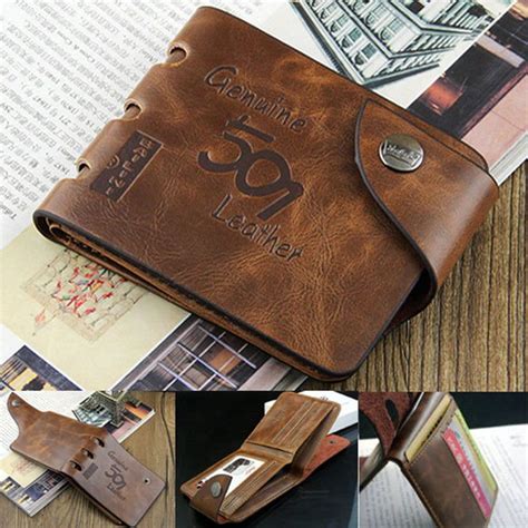 Buxton men's hunt credit card billfold wallet. £2.49 GBP - 2018 Luxury Mens Designer Pu Leather Wallet Credit Card Holder Purse Brown #ebay ...