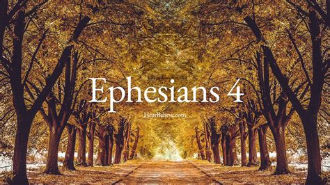 Ephesians 4 Esv Scripture Reading Youtube
