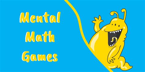 Mental Math Games For Kids