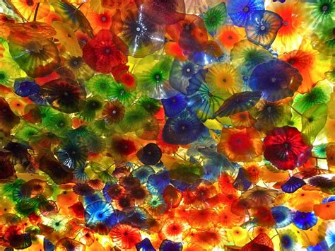 Bellagio Lobby Dale Chihulys Glass Art I Could Lay Under This And