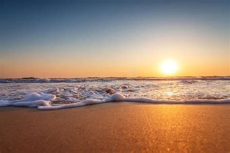 Beautiful Sunrise Over The Sea Stock Image Image Of Nature Light