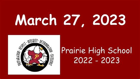 Phs Announcements March 27 2023 Youtube