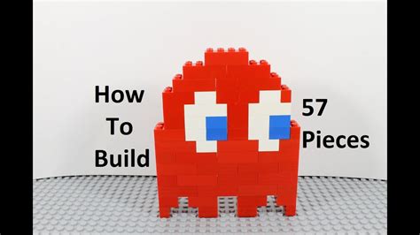 How To Build Lego Pac Man Red Ghost Youtube