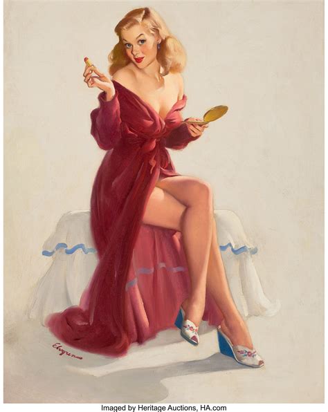 Gil Elvgren American 1914 1980 This Doesnt Seem To Keep The Lot