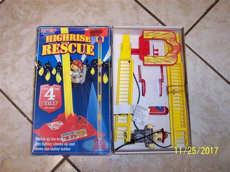 1995 Dytoy Dy Toy Highrise Rescue Fireman 4 Foot Ladder 1903975879