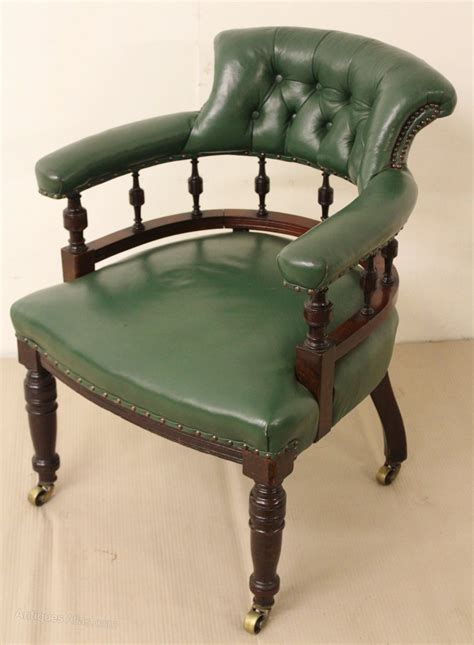 Same day delivery include out of stock arm chairs armless chairs benches bistro chairs classroom chairs club chairs drafting chairs. Victorian Leather Upholstered Desk Chair - Antiques Atlas