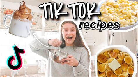 Trying Viral Tiktok Recipes Youtube