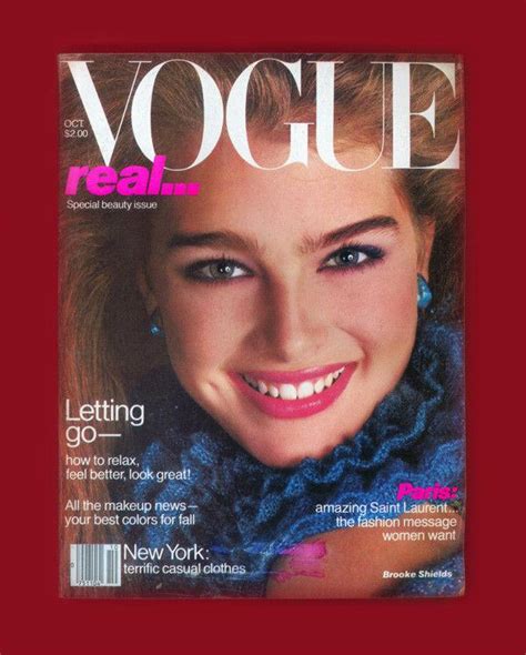 Vogue October 1980 Brooke Shields16 Pgs By Avedon Gia Helmut Newton
