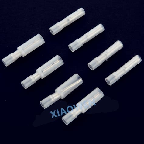 Electrical Wire Connectors 20pcs White Bullet Type Female
