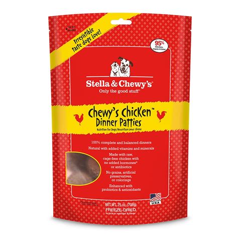 Stella And Chewys Fd Chicken Patties 25oz