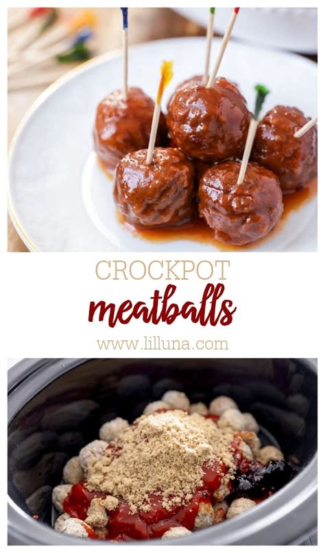 Best Crock Pot Meatballs 5 Minutes To Prep Lil Luna