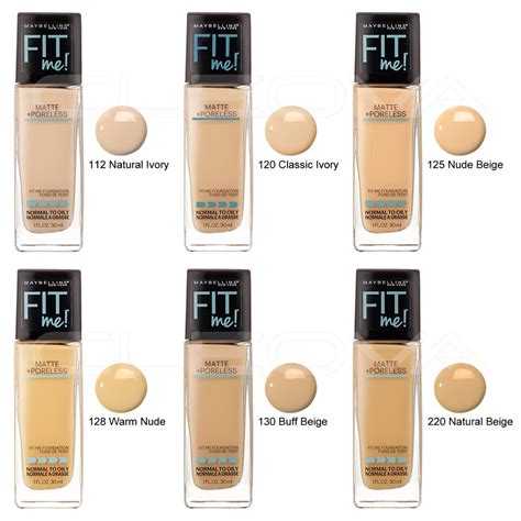 Shade Maybelline Fit Me Foundation Homecare