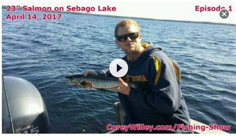 A Short Fishing Trip To Go Fishing On Sebago Lake In Maine Yields Two